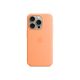 Apple iPhone 15 Pro Silicone Case with MagSafe Orange Sorbet